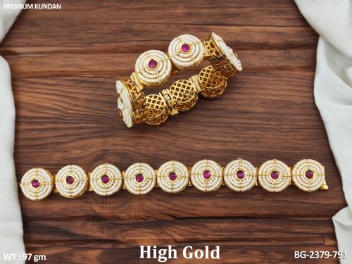 Kundan Bangles Set of 2