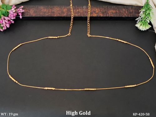 High Gold Simple Designer Kamar Patta 