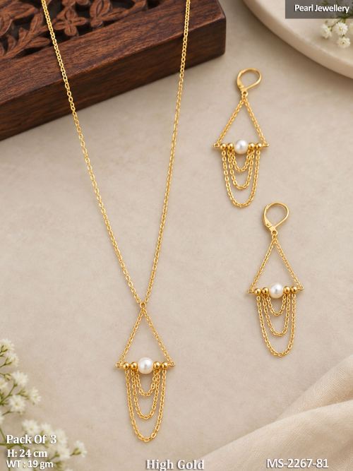 Pearl Necklace Set with Pearls, photo 2 of 3
