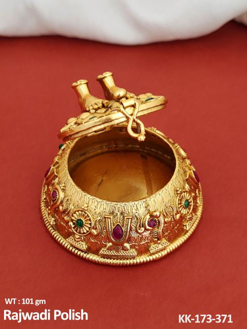 Antique Sindoor Box in Rajwadi Finish, photo 2 of 3