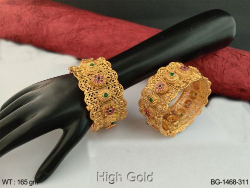 South Indian Bangles for Women Set of 2, photo 2 of 2