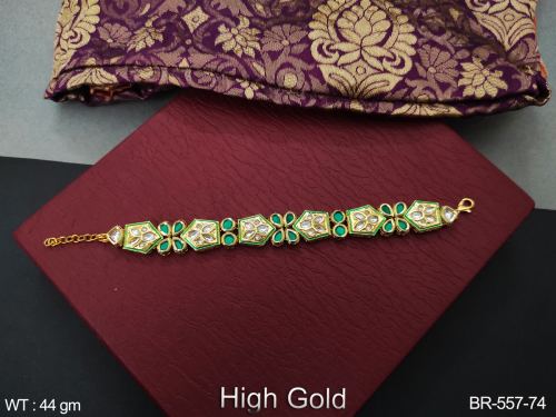 Party Wear Bracelet for Women in Green, photo 3 of 13