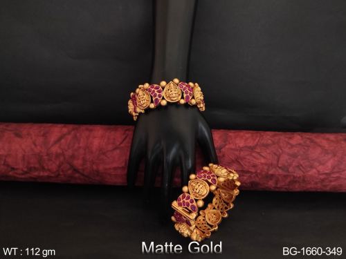 Temple Lakshmi Bangles Set of 2, photo 2 of 2