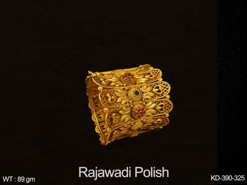 Antique Kada in Rajwadi Finish