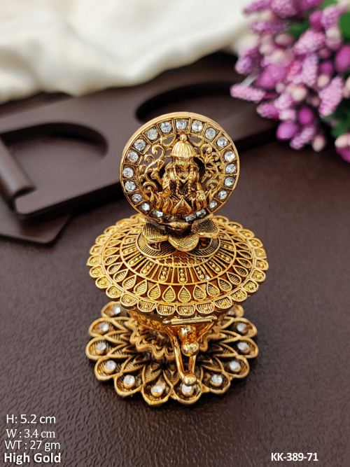 Design Temple High Gold Party Wear Sindoor Box