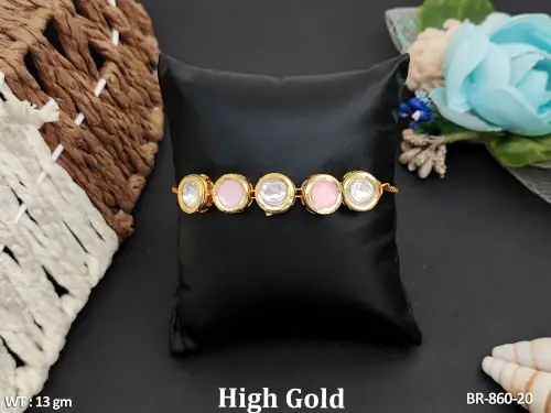 Classic Stone-Studded Bracelet