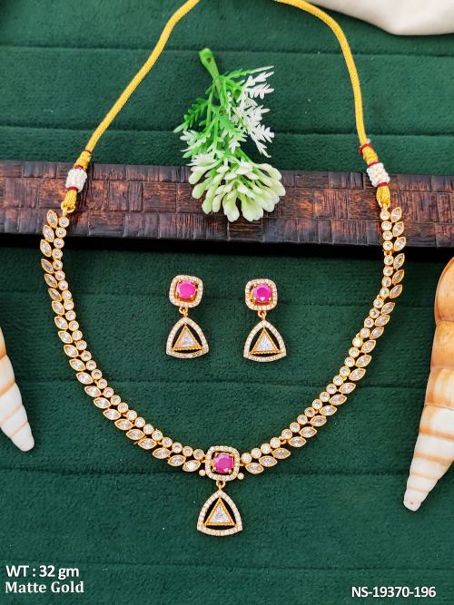 Statement Necklace Set in Matte Finish for Women, photo 2 of 3