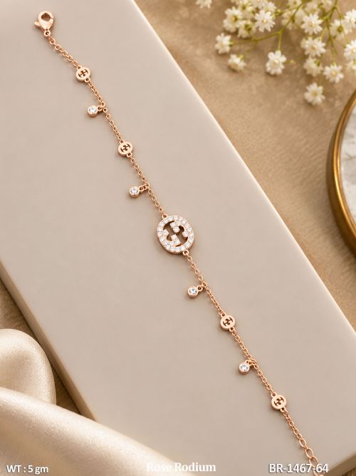 Rose Finish AD Bracelet for Women, photo 2 of 2