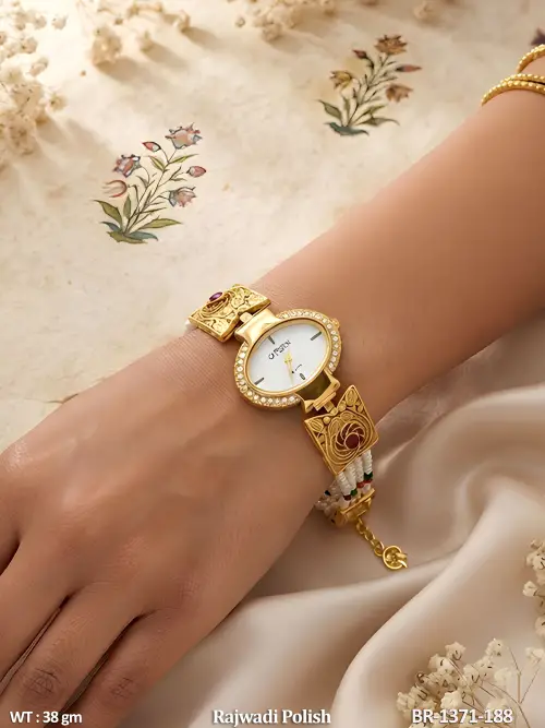 Royal Rajwadi Beaded Watch Bracelet