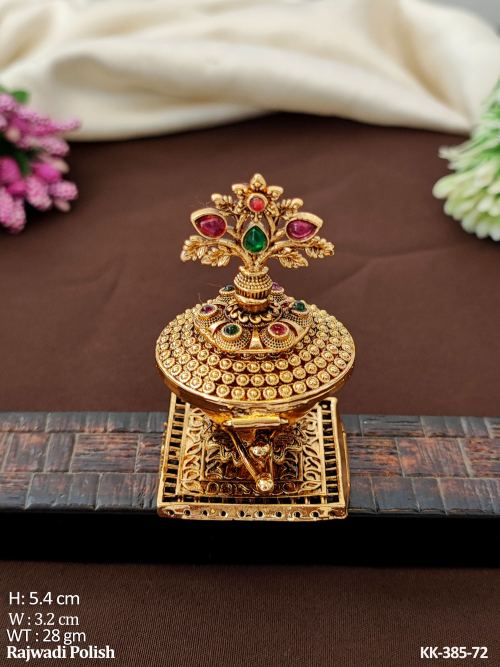Antique Design   Rajwadi Polish Fancy Style Sindoor Box  