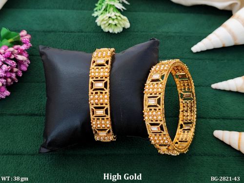 Classic Antique Bangles for Women Set of 2, photo 2 of 2