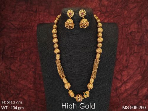 Designer Fancy Style Antique Beaded Party wear Long Mala