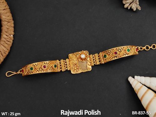 Antique Charm Bracelet with Stone Work, photo 2 of 2