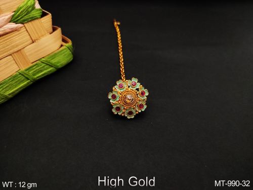 Party Wear Minimal Maang Tikka