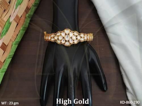Kundan Stone-Studded Kada