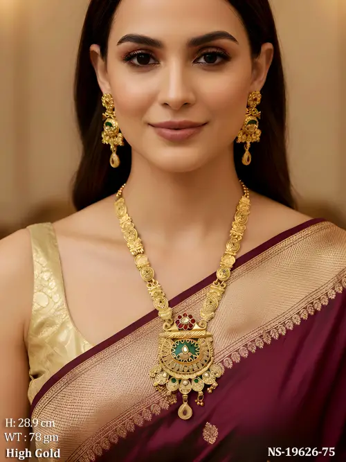 Antique Jewellery Set with Stone Work