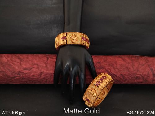 South Indian Lakshmi Bangles Set of 2