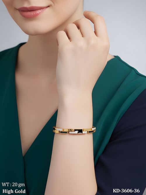 Fancy Gold Kada Party Wear for Women