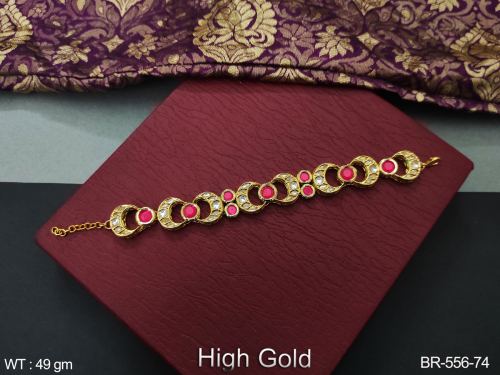 Kundan Bracelet in Ruby, photo 3 of 12