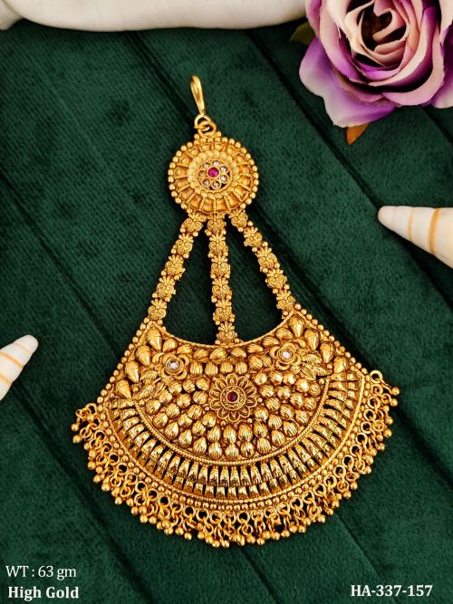 Antique High Gold Polish Fancy Style Hair Accessories  