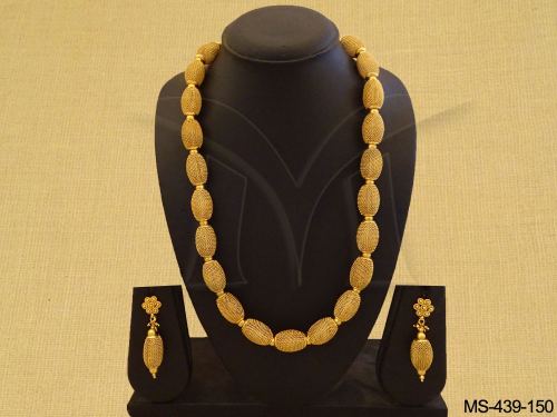 Oval Shape Layered Traditional Mala