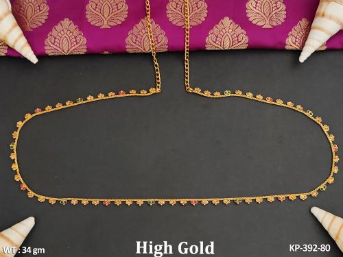 Antique Jewellery High Gold Polish Stylish Antique Kamar Patta