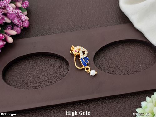 Antique Design High Gold Polish Nath 