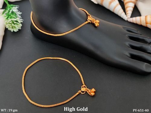 High Gold Thick Chain Traditional Anklet