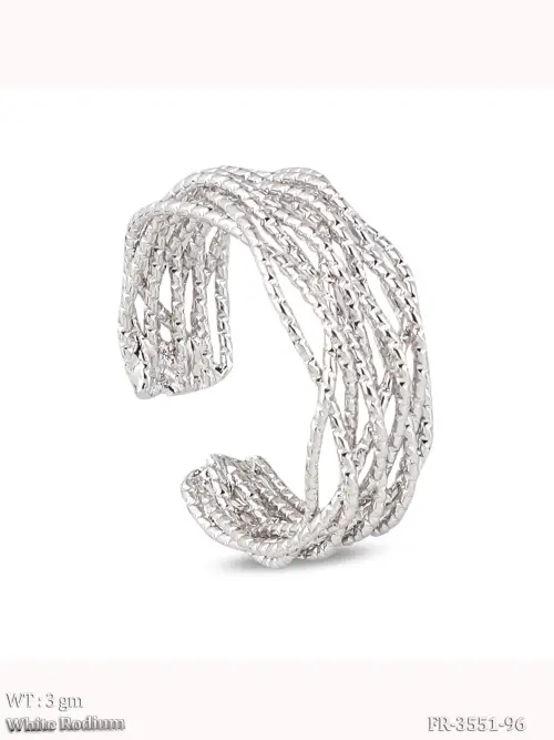 Trendy Western Layered Fashion Adjustable Finger Ring