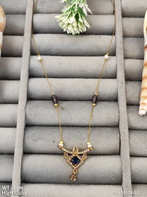 Traditional Stone-Studded Jewellery Set