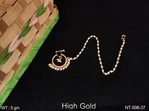 Pearl Tassel Nath