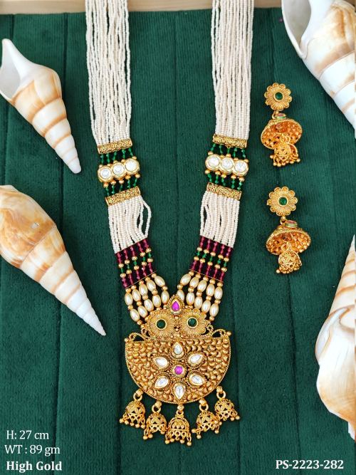 Half Circle Style Long Antique Pendant