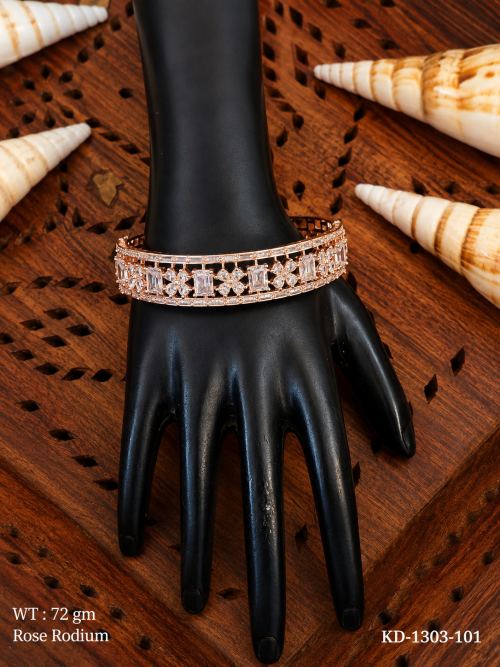 Wedding Wear Rose Finish Kada for Women