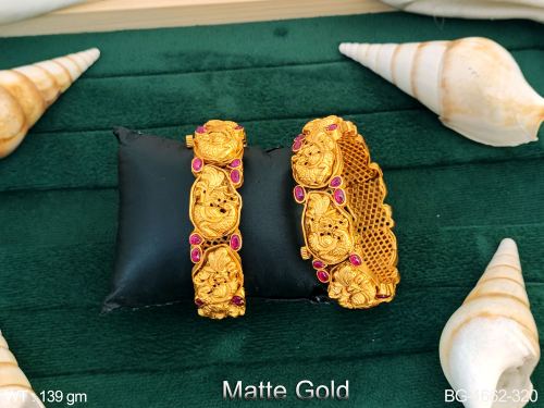 Kemp Bangles in Matte Finish Set of 2, photo 2 of 2