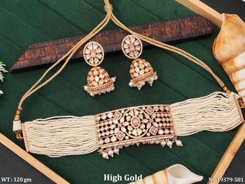 Pearl Kundan Jewellery Set for Women