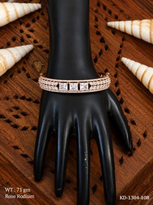 CZ Kada in Rose Finish