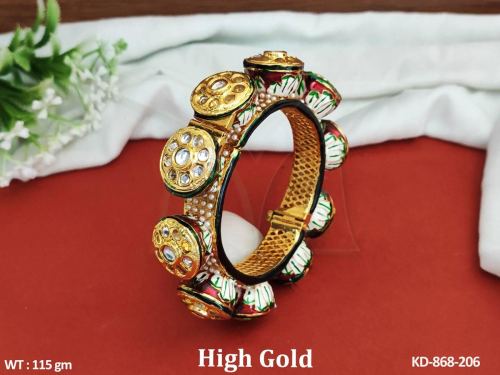 Party Wear Kundan Kada Bracelet