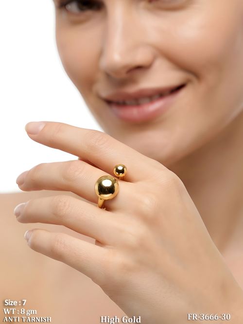 Designer Anti Tarnish Contemporary Fashion Ring