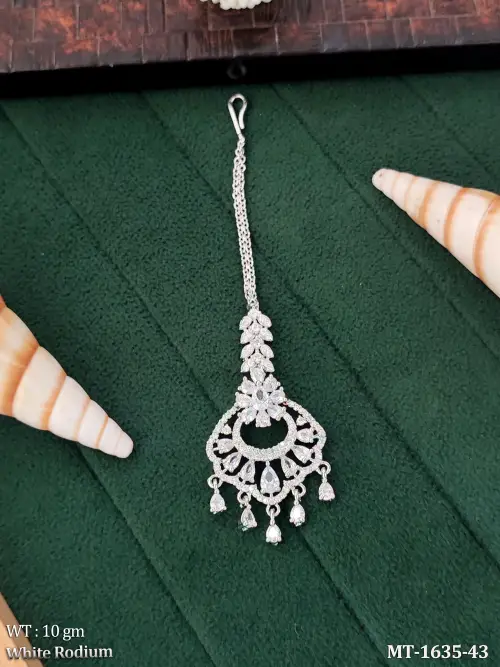 American Diamond Maang Tikka for Women