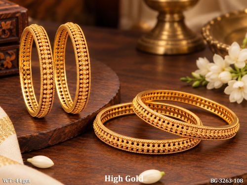Antique Bangle Set with Stone Work, photo 2 of 2