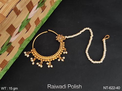 Pearl Nath in Rajwadi Finish