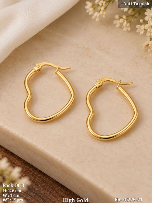 Heart Hoop Earrings, photo 2 of 2