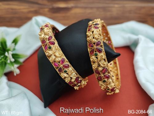 Party Wear Kemp Bangles Set of 2