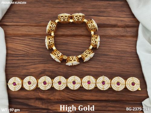 Kundan Bangles Set of 2, photo 2 of 2