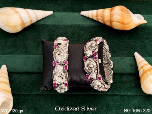 Party Wear Minimal Bangles Set of 2, photo 2 of 2