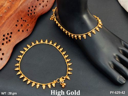 Beautiful Designer High Gold Polish Fancy Paral  