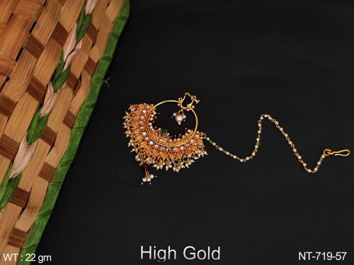 Classic Party Wear Antique Nath
