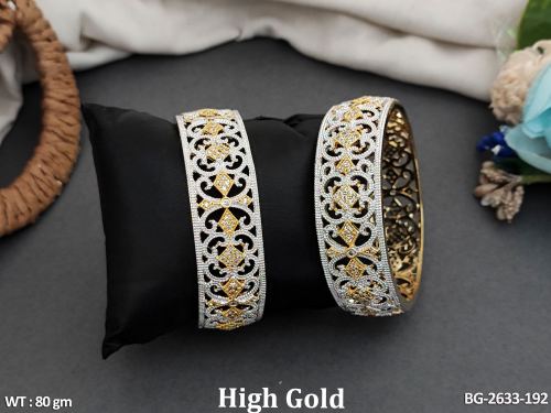 Classic Stone-Studded Bangles