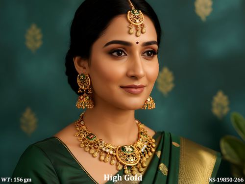 Antique Necklace Set with Earrings for Women