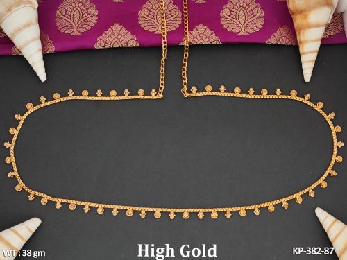 Antique Jewellery Trendy Design High Gold Polish Antique Kamar Patta 